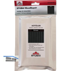 STUBAI WoodRepair 150 mm, 8 Sticks Schwarz