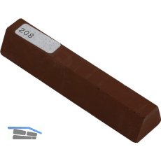 BAO Hartwachsstange - einzeln, Nu�baum mittel /208