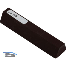 BAO Hartwachsstange - einzeln, Nu�baum dunkel / 219