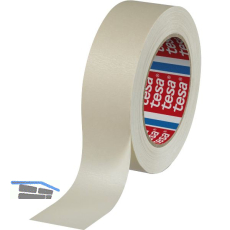 TESA Flachkreppklebeband 4316 beige, 25mm x 50 Meter, bis 100 �C
