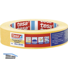 Tesa Pr�zisionskrepp Standard 4344 orange 30mm x 50 Meter
