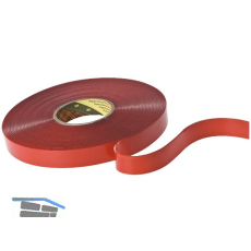 3M doppelseitiges Klebeband VHB 4910 F, 1mm x 9mm x 33m hochtransparent