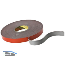 3M doppelseitiges Klebeband VHB 4991 F, 2,3mm x 19mm x 16,5m, grau