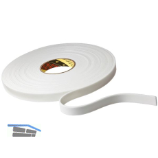 3M doppelseitiges Klebeband VHB 4959 F, 3mm x 25mm x 16,5m, wei�