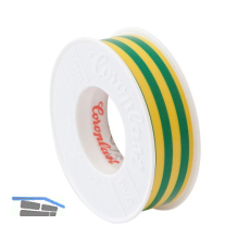 COROPLAST Isolierband 0,15x15mmx10m gelb/gr�n