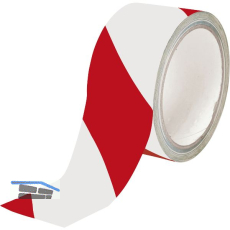 Warnband rot/wei� 50mmx33m