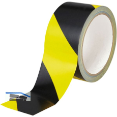 Warnband gelb/schwarz 50mmx33m