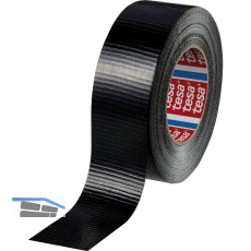 TESA Gewebeband PRO 66462 schwarz 50mm x 50 Meter