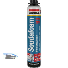 SOUDAL Pistolenschaum Soudafoam Gun B3 750ml, - 38L Ausbeute