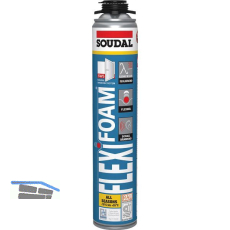 SOUDAL Pistolenschaum Flexifoam luftdicht B2 750ml, - 30L Ausbeute
