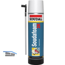 SOUDAL 2K Profi Montageschaum Soudafoam B2 400ml mit PDR, - 10L Ausbeute