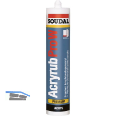 SOUDAL Bauanschlussfugenacryl Acryrub PRO W wei� - 15% 310ml