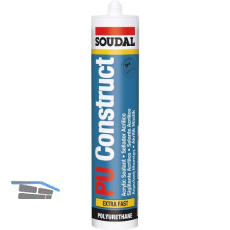 SOUDAL Konstruktionskleber - PU-Construct 310ml, D4, beige