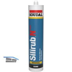 SOUDAL Neutralsilikon Silirub N 12,5E transparent 300ml