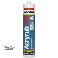 SOUDAL Acryldichtstoff - Acryrub SWS wei� - 12,5% 310ml