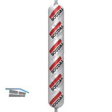 SOUDAL Neutralsilikon Silirub PRO N wei� 600ml
