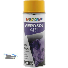 Dupli-Color Lackspray Aerosol Art 400ml goldgelb seidenmatt / RAL 1004
