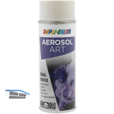 Dupli-Color Lackspray Aerosol Art 400ml grauwei� matt / RAL 9002