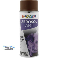 Dupli-Color Lackspray Aerosol Art 400ml nussbraun matt / RAL 8011