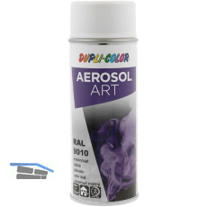 Dupli-Color Lackspray Aerosol Art 400ml reinwei� seidenmatt / RAL 9010