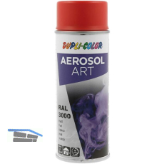 Dupli-Color Lackspray Aerosol Art 400ml feuerrot matt / RAL 3000