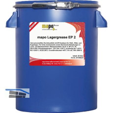 MAPO Hochdruckfett - LagerGrease EP2 25kg
