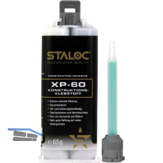 STALOC 2K Konstruktionsklebstoff XP60 grau 65g, + Mischer