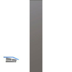 SOLIDO Verglasungsvariante I, ESG Glas 4 mm, BlackShine