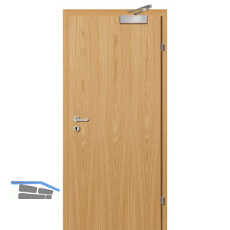 SOLIDO Smart Wohnungseingangst�re Feuerschutz EI2 30, Bergeiche LI 950/2030 mm