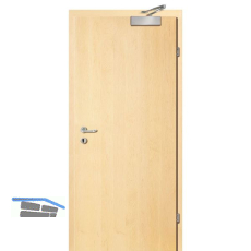 SOLIDO Smart Wohnungseingangst�re Feuerschutz EI2 30, Ahorn LI 900/2030 mm