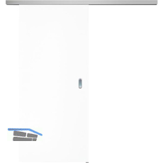 SOLIDO Smart Schiebet�re Set wei� lackiert, 820x2070 mm