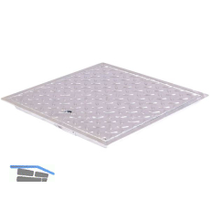 Schachtabdeckung verzinkt 400/600 mm