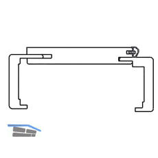 SOLIDO Trend Fertigholzzarge wei� glatt lackiert Rechts 700/2010/110 mm