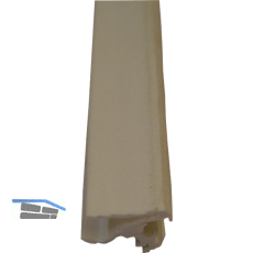Dichtungseinlage f�r Ganzglast�ren, wei� zu DANA F97 Zarge