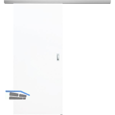 SOLIDO Donau Schiebet�re Set CPL wei� RAL 9016, 820x2070 mm