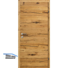 SOLIDO Creativt�re Florenz Split-Eiche geb�rstet lackiert VB RE TBA 900/2030 mm