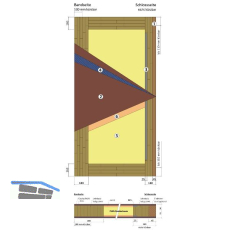 VARIOTEC Roht�re Ultra-Effizienzhaus Fromage 4 mm quer, TBA 1050/2250/78 mm
