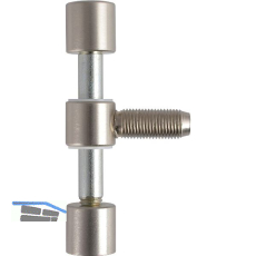DANA 3-tlg. Twin-Bandmittelteil f�r Stahlzarge, Edelstahloptik