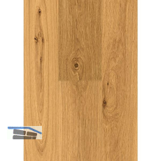 ADMONTER Bodenmuster Landhausdiele Eiche Kari, geb�rstet natur ge�lt