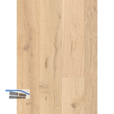 ADMONTER Landhausdiele Eiche Frosti, geb�rstet wei� ge�lt, 13 mm