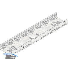DACHFIX STEEL 205 Fassaden- und Flachdachentw�sserung Rinne Type 75
