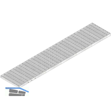 DACHFIX STEEL 205 Fassaden- und Flachdachentw�sserung Rost 30/10