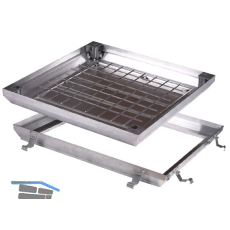 ALUPURA Wannenabdeckung r�ckstausicher 450x450 mm