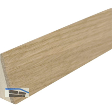 ADMONTER Sockelleiste Eiche Wei� ge�lt, 15/35