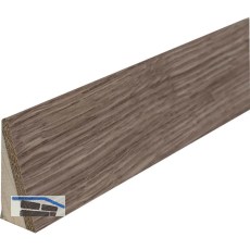 ADMONTER Sockelleiste Eiche Grey ge�lt, 15/35