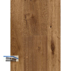 ADMONTER Landhausdiele Eiche Ignis Rustic, geb�rstet natur ge�lt, 15 mm