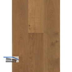 HARO Bodenmuster Landhausdiele Black Line Eiche lebhaft braun ge�lt