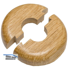 HARO Heizk�rperrosette Massivholz Eiche farblos lackiert 19/50 mm 3/8�