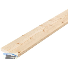 SECA Terrassendiele Heimische L�rche glatt, 4000/140/24 mm