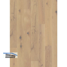 TILO Marcanto Trend Landhausdiele Eiche Weiss Alpin, geb�rstet, ge�lt